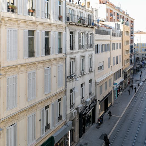 Spend your days exploring the streets of Marseille and shopping in local boutiques