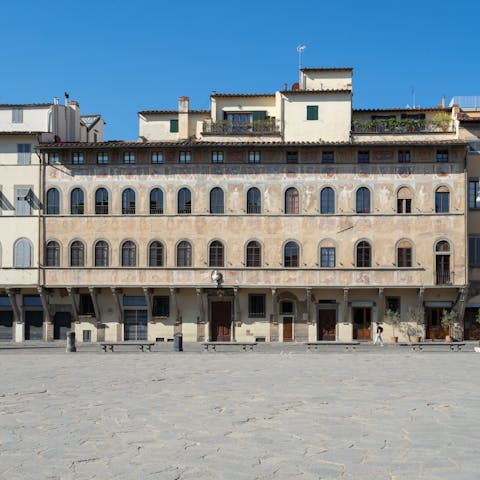 Stay in a historic palazzo, once owned by Medici family bankers
