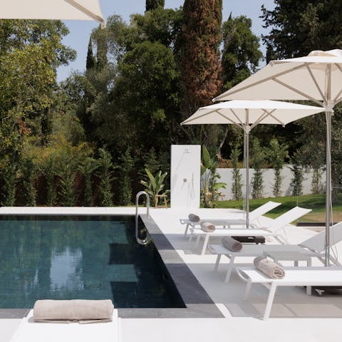 Spend sun-soaked days relaxing by the pool