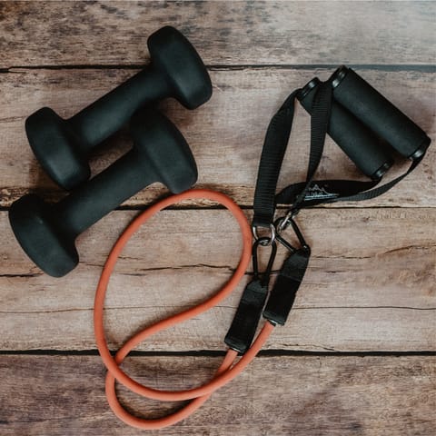 Stay on top of your exercise routine in the on-site gym