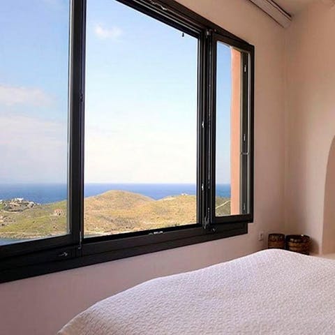 Wake up to spectacular sea views