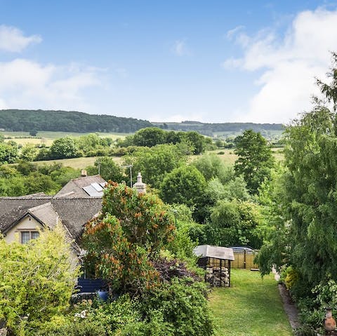 Take in the stunning sweeping views over the Isbourne Valley