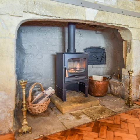 Spend a cosy evening by the crackling fire