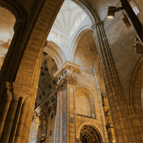 Visit Porto Cathedral, a five-minute stroll from your door