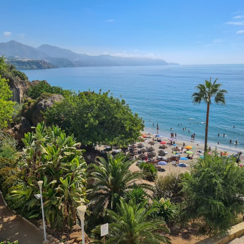 Make your way to the famous beaches of the Costa del Sol