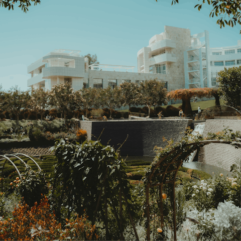 Visit the Getty Center, a short drive away