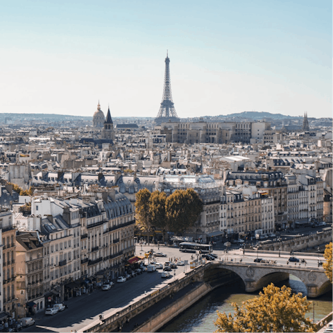 Hop on the metro at Exelmans and visit the Eiffel Tower and Notre Dame