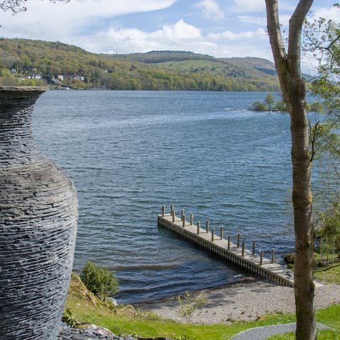 Brave a dip in the lake