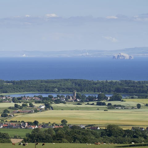 Admire the unbeatable views over Fife – on a clear day, you can see all the way to Edinburgh