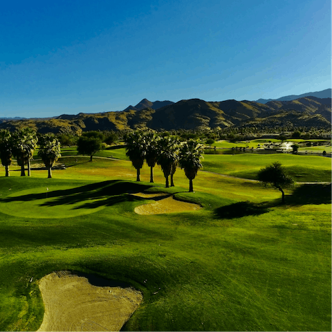 Tee off on one of the many golf courses right on your doorstep