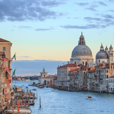Hop on a train to Venice for a day at fantastic restaurants, shops and trips along the canals