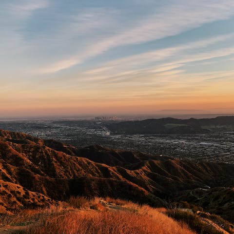 Hike in the hills overlooking Downtown – Wildwood Canyon is a thirty-minute drive