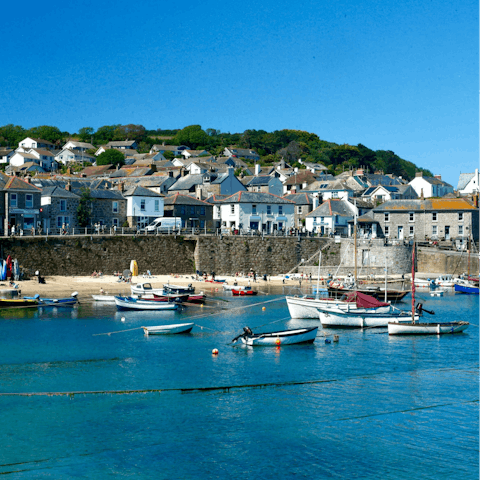 Stroll down to Mousehole for fish and chips by the harbour