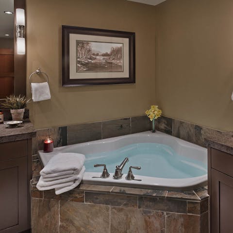 The soaking tub