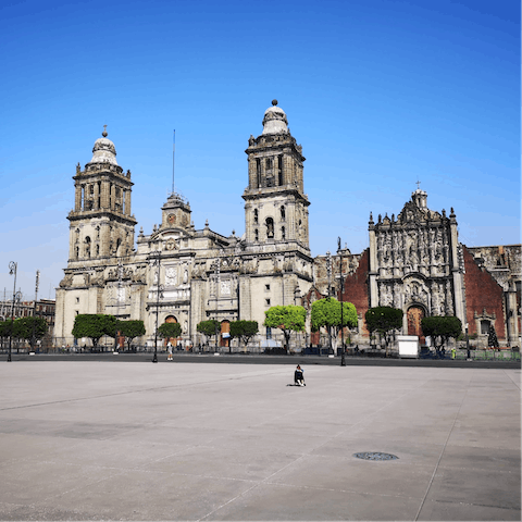 Explore Mexico City and the Polanco district easily from the home
