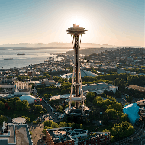 Visit the iconic Space Needle, only minutes away