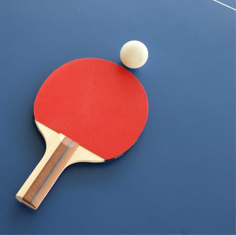 Get competitive over a game of table tennis