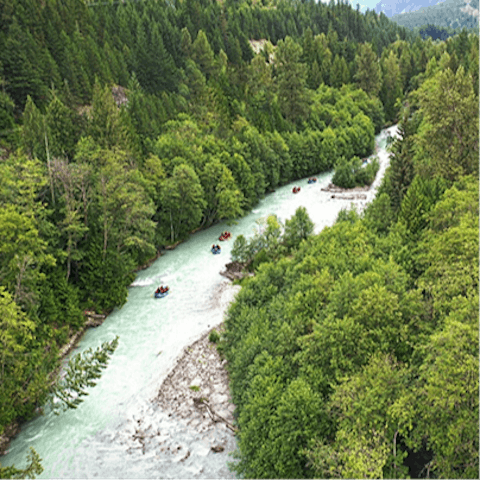 Go white water rafting on Green River