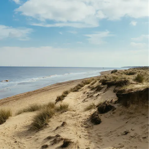 Head to the North Norfolk Coast for the afternoon, just a short drive away