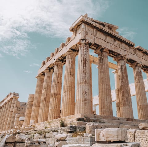 Visit the beautiful Acropolis, a short drive away