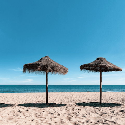 Make the most of the Costa del Sol sunshine at Fuengirola's sandy beach