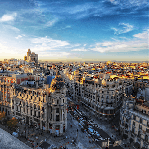 Explore the bustling city of Madrid, and discover the hidden gems