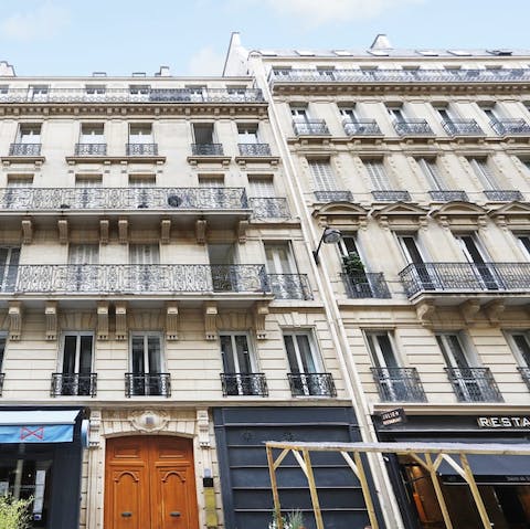 Fall in love with the timeless beauty of Paris from this home in the 8th arrondissement