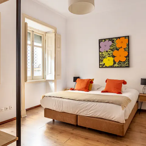 Sleep sound in the master bedroom and awake to sunshine through the window