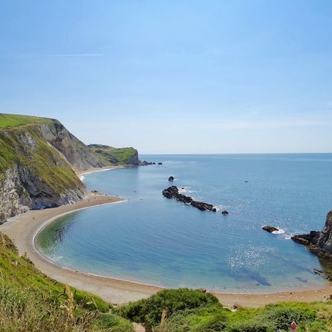 Explore Dorset's famous Jurassic Coast