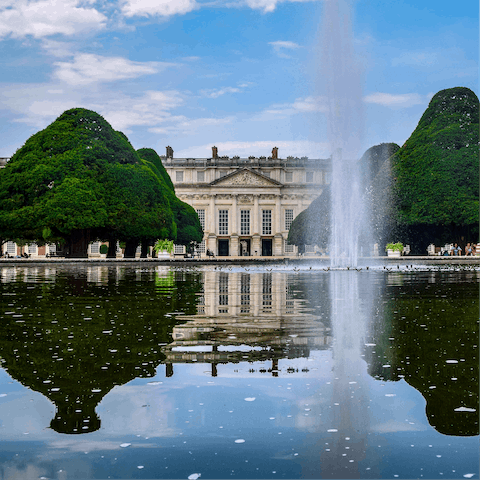 Spend a day visiting Hampton Court Palace and its beautiful gardens