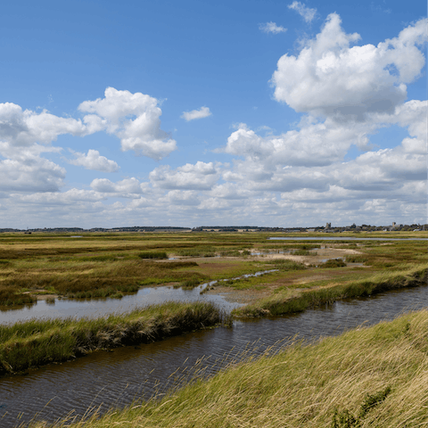 Explore the Suffolk coast – Orford Ness National Nature Reserve is less than two miles from your door