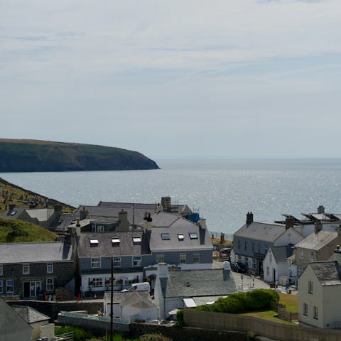 Stroll twenty minutes to the quaint fishing village of Aberdaron and spend the day on the beach