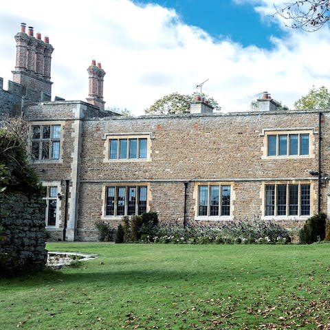 Stay in part of a Grade II listed mansion dating back to 1819