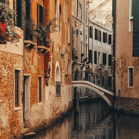 Take a gondola and marvel at the architecture along the way