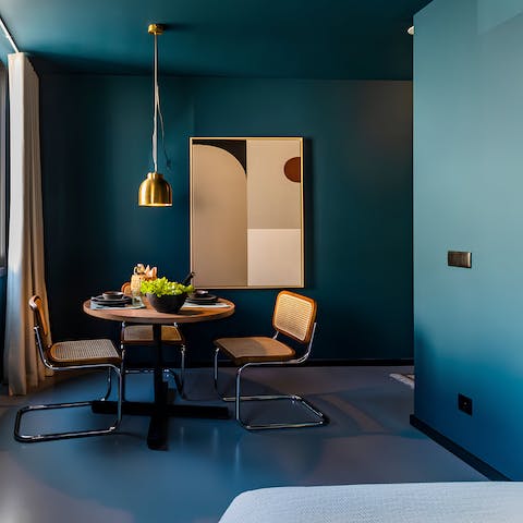 Lay the table for a quiet night in for two