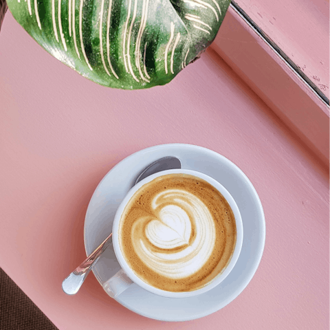 Head to a local cafe and make a plan for your day   