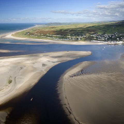 Explore the picture-postcard landscape of Dyfi Estuary