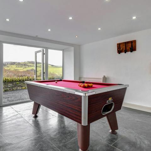 Get together for a round of pool in the sociable Games Room