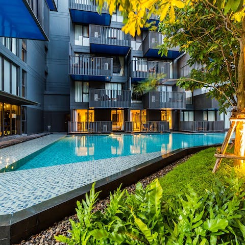 Indulge in a morning swim in the ground floor pool to start your day