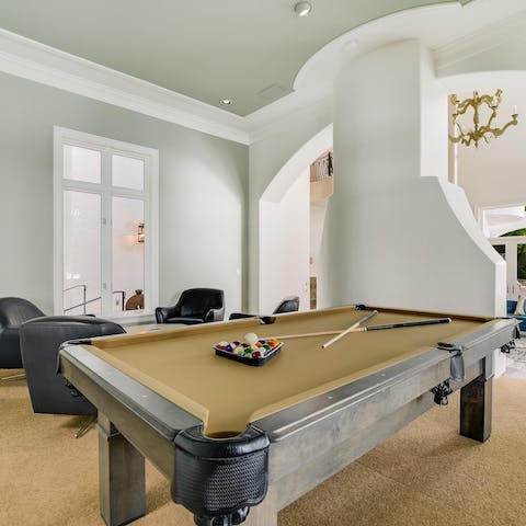 Get competitive in the games room