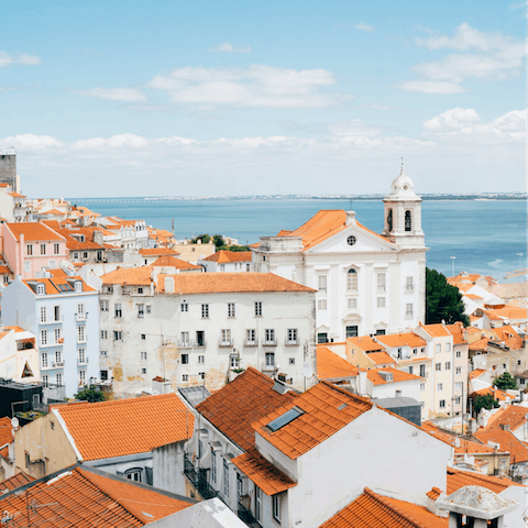 Step out and explore Lisbon's cobbled streets