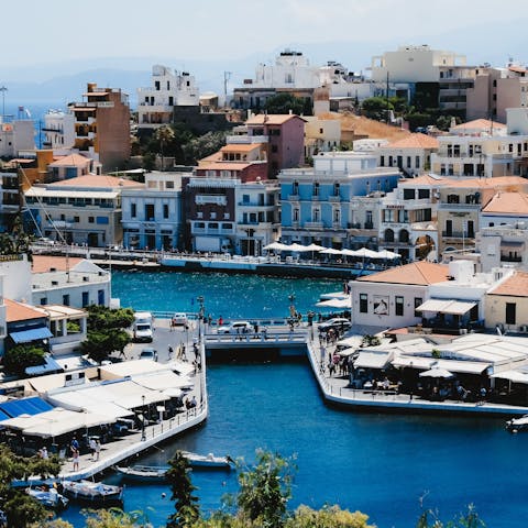 Explore Agios Nikolaos' harbour and beaches, all within easy reach