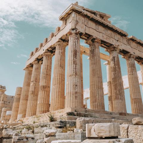 Explore all that Athens has to offer, including the restaurants and bars of trendy Gazi on your doorstep