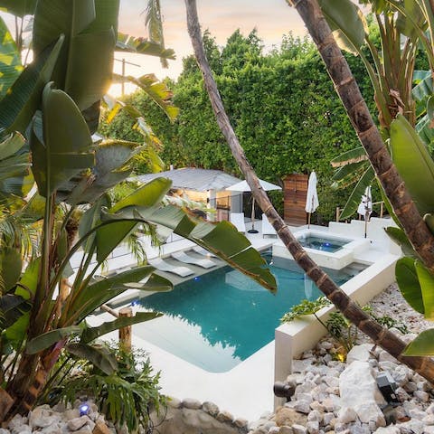 Relax in your own private oasis and enjoy a dip in the pool