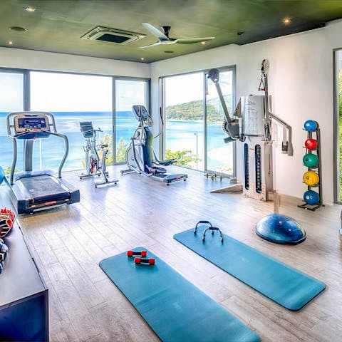 Never miss a workout thanks to the fully-equipped fitness suite