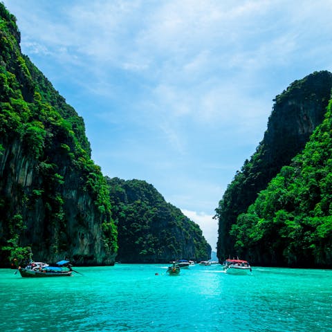 Snorkel, swim and paddle your way around the clear azure waters of Phuket