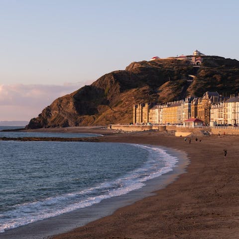 Enjoy a swim off North Beach, just steps away