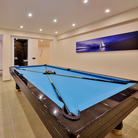 Get competitive over a game of pool before heading out to the beach clubs in Kalkan