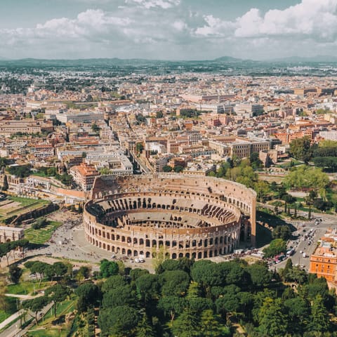 Hop on the train at Tiburtina Station to visit the Colosseum