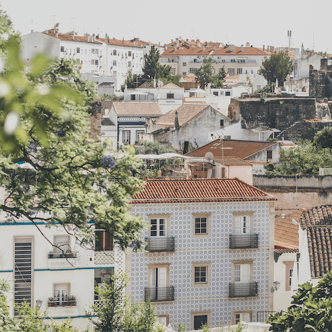 Take a day trip to the gorgeous town of Tavira, just thirty-five minutes by car